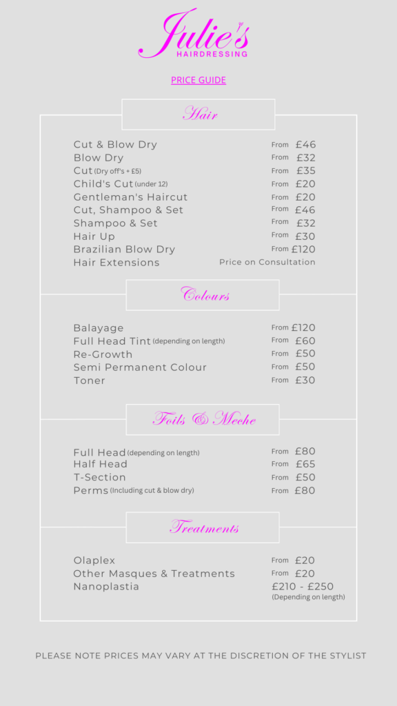 Price List